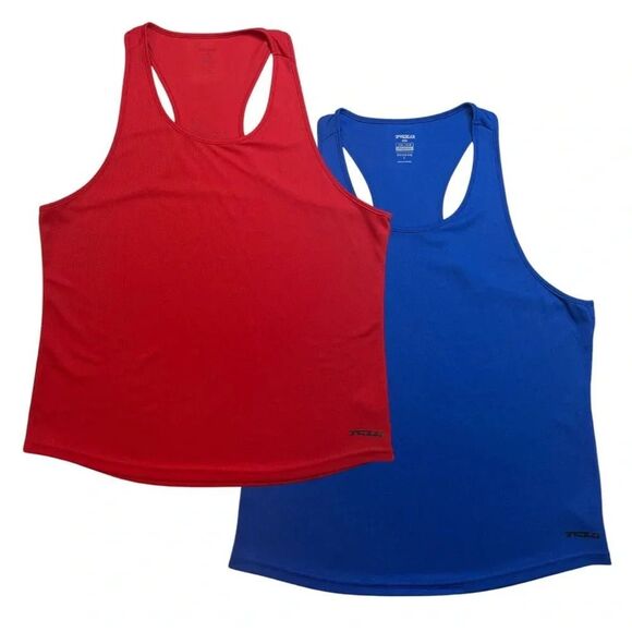 Tesla Men’s Performance Racerback Tank Tops (2-Pack) | Large - Picture 2 of 4